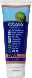 Green Screen® Organic Sunscreen SPF 31 Tinted - Nude - Soy Free